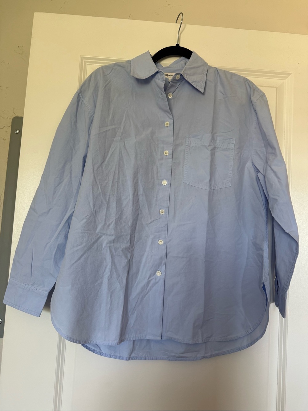 Madewell Classic Light Blue Button-Down Shirt SZ SM